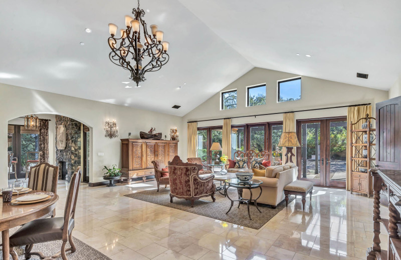 Rental living room at Woodfield Properties.