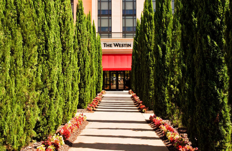 Entrance at The Westin Huntsville.
