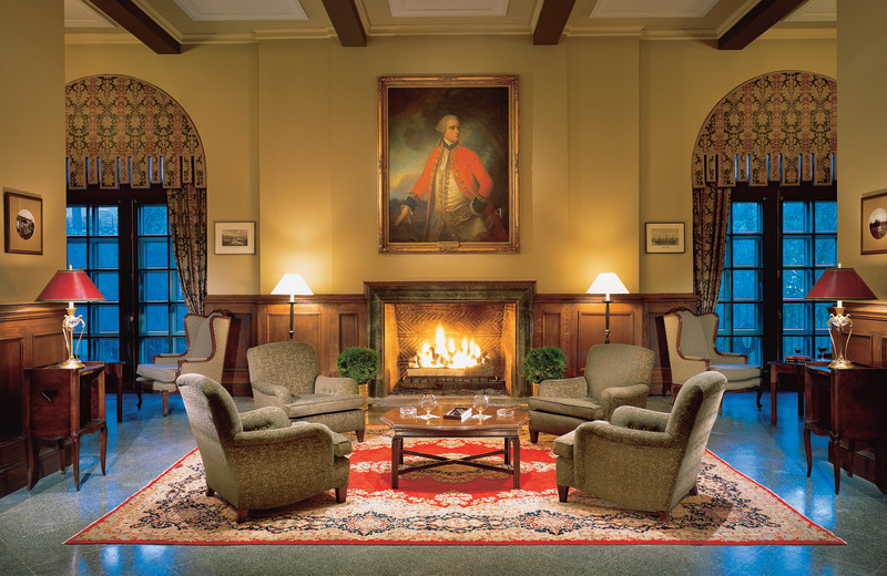 Lobby view at Fairmont Le Manoir Richelieu.