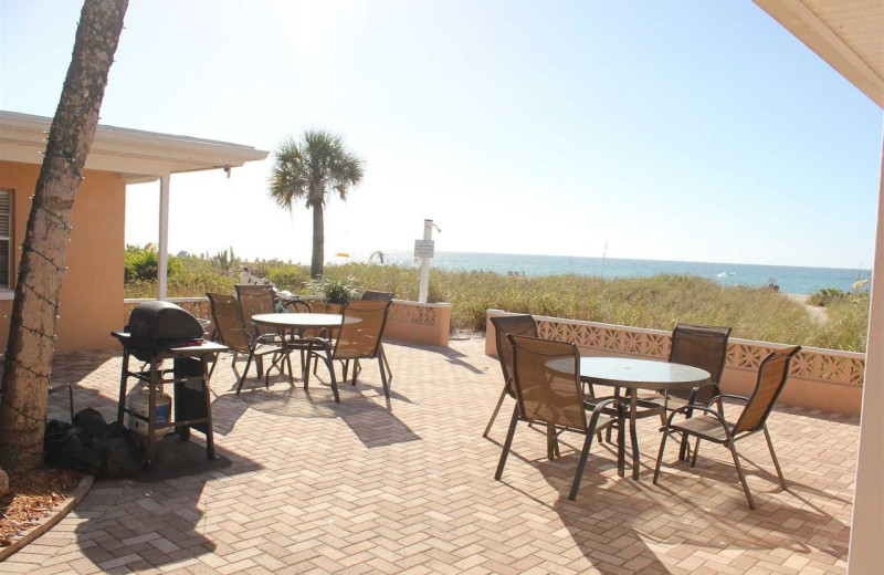 Patio at A Beach Retreat.