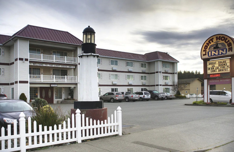 Exterior view of The Lighthouse Inn.