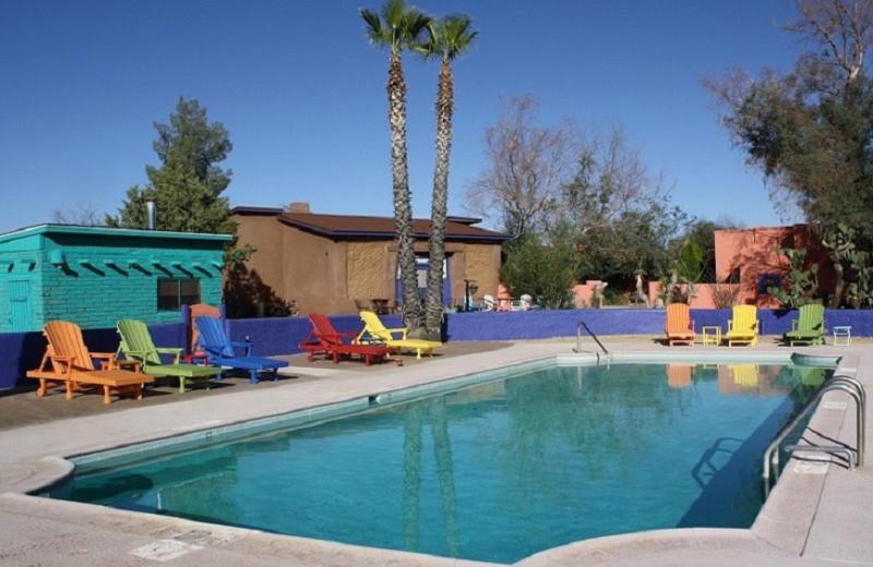 Outdoor pool at Rancho de la Osa Guest Ranch Resort.