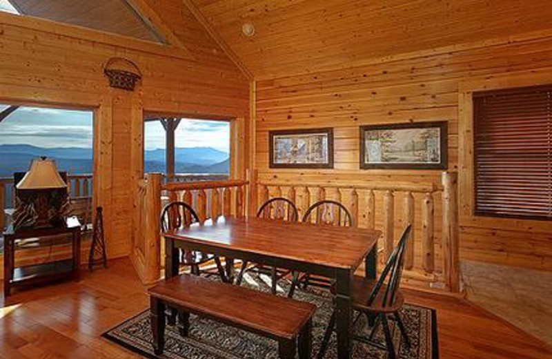 Dining area at Nothin' But Views.