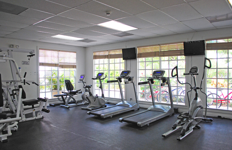 Fitness room at Paradise Island Beach Club.