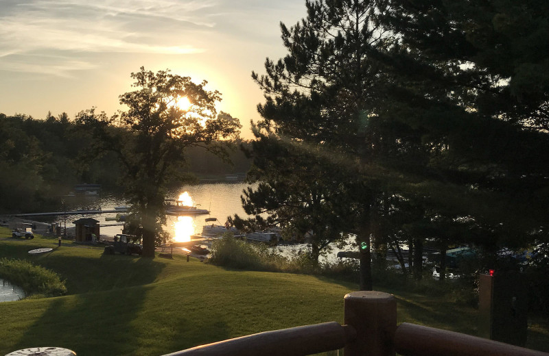 Lake view at Big Sandy Lodge & Resort.