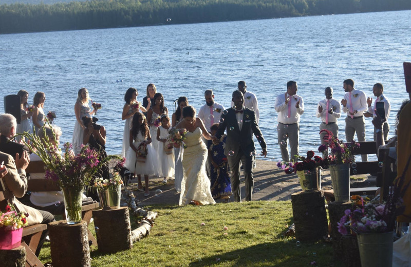 Weddings at Quimby Country Lodge & Cottages.