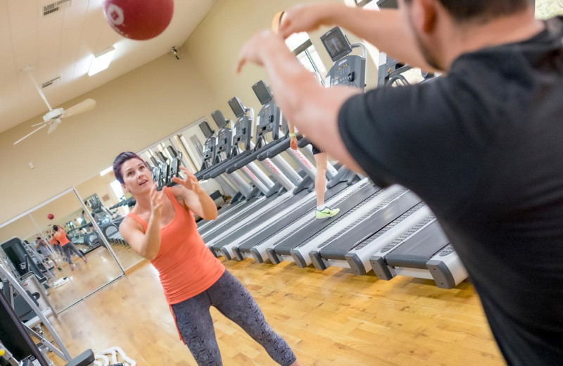 Fitness room at Red Mountain Resort & Spa.