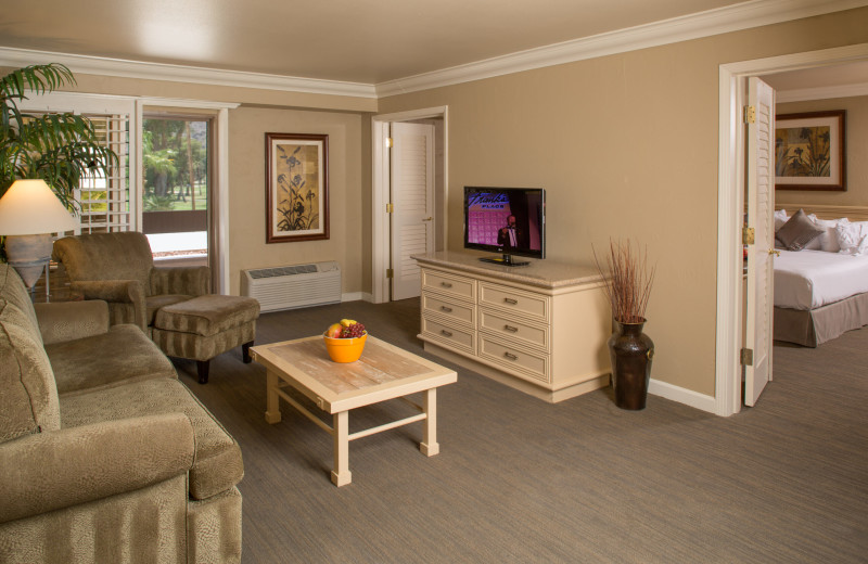 Guest room at Indian Wells Resort Hotel.