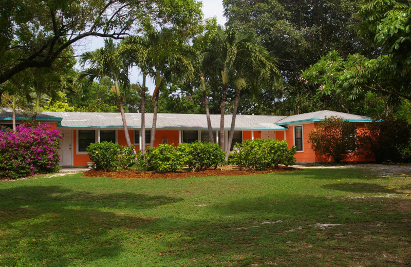 Cottage exterior at Rock Reef Resort.