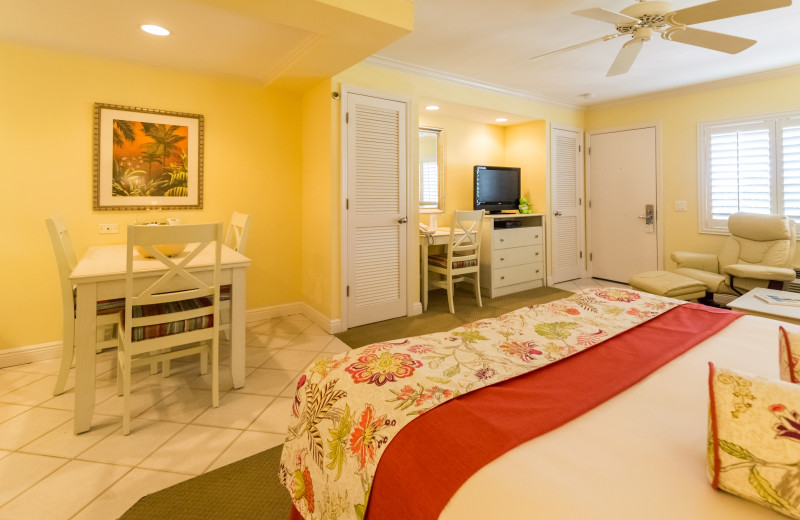 Guest room at Inn At The Beach Resort.