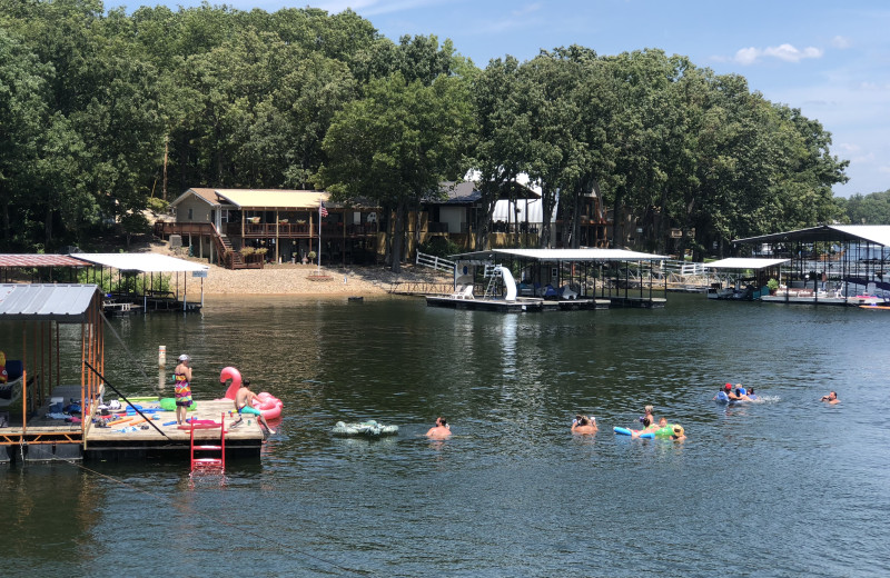 Lake at Bass Point Resort.