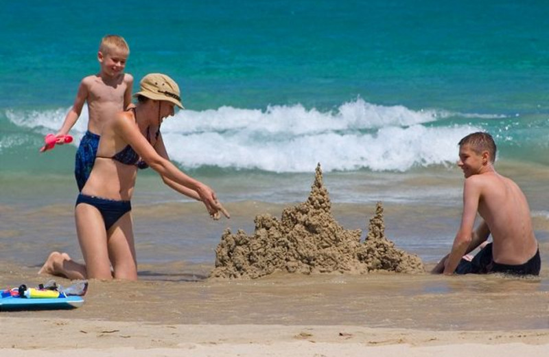 Family building at sandcastle at Maui Vacation Rentals.