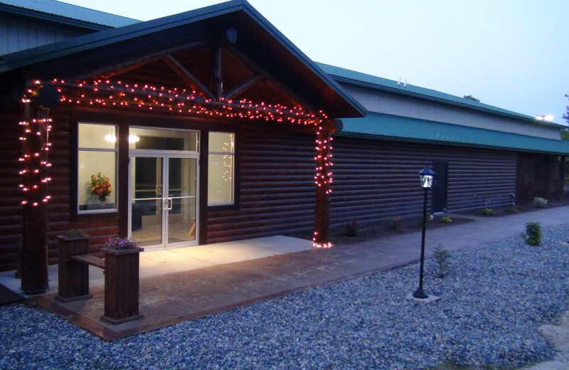 Exterior view of Blue Water Lodge.