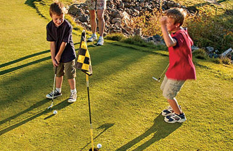 Kid's Golfing at Eagle Crest Resort 