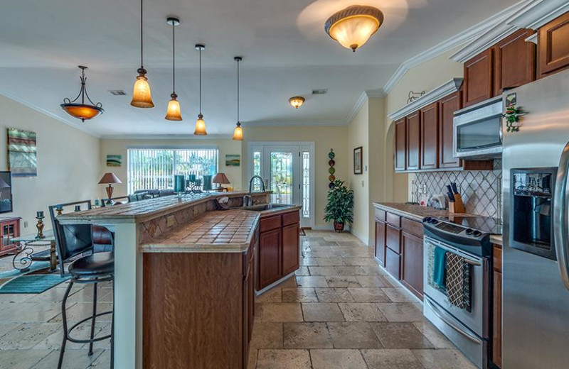 Rental kitchen at Belloise Realty.