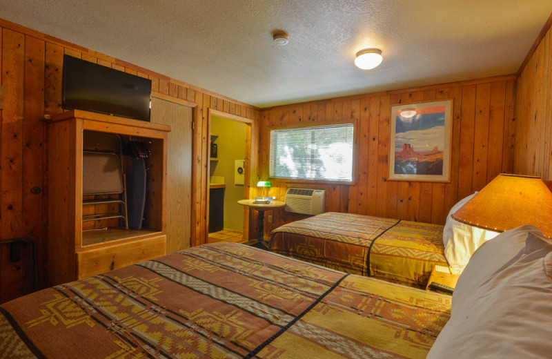 Guest room at Redstone Inn.