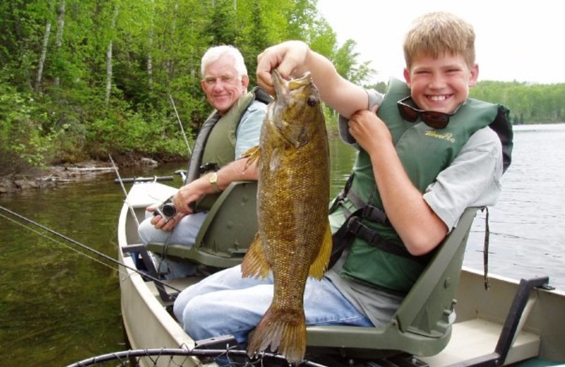 Fishing at Timber Trail Lodge & Resort.