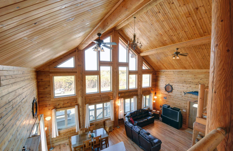 Rental living room at Treasure Realty.