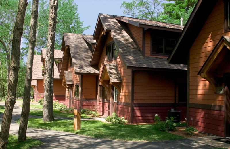 Cottage exterior at Good Ol' Days Resort.