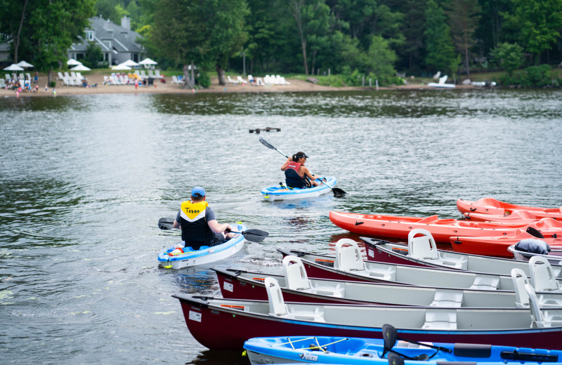 Kayaking at Taboo Muskoka.