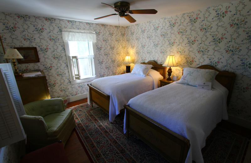 Guest room at Orchard Inn and Cottages.