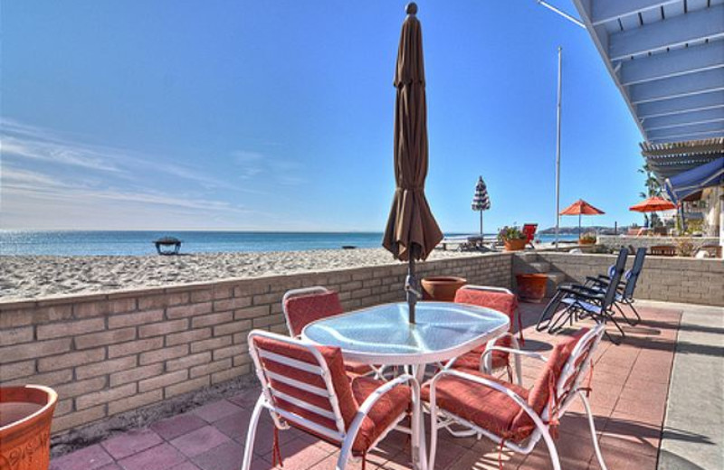 Rental patio at Capistrano Realty.