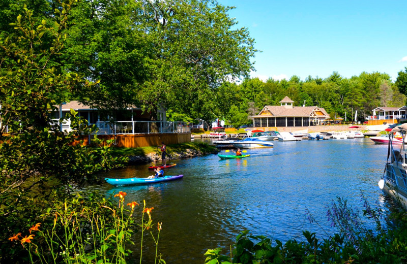 Lake view at Great Blue Resorts- Shamrock Bay Resort.