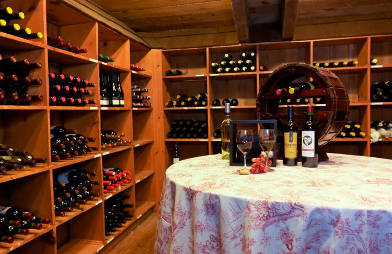 Wine area at The Heritage Hotel.
