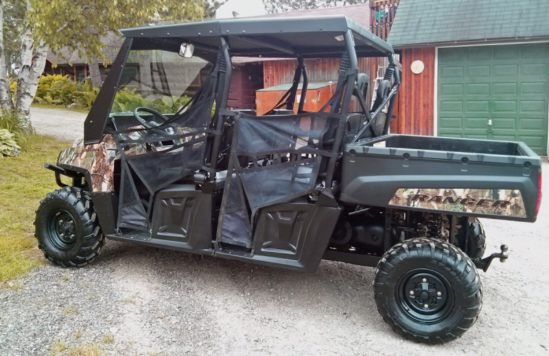 ATV at Marten River Lodge.