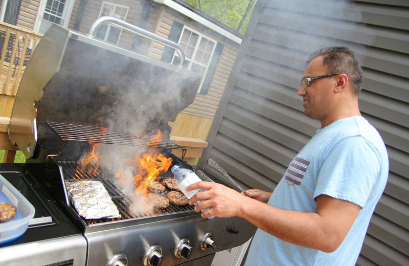 BBQ at Great Blue Resorts- Cherry Beach Resort.