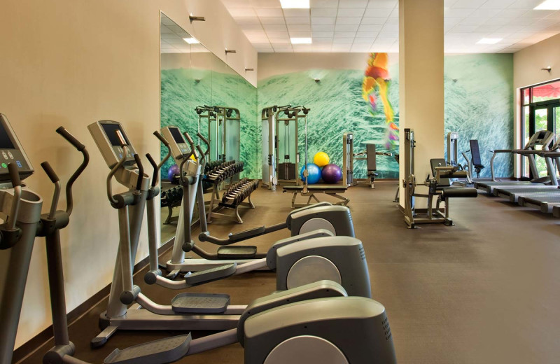 Fitness room at The Westin Huntsville.