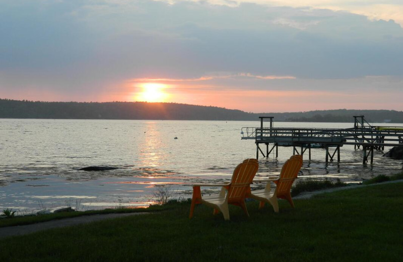 Beach at The Smugglers Cove Inn.