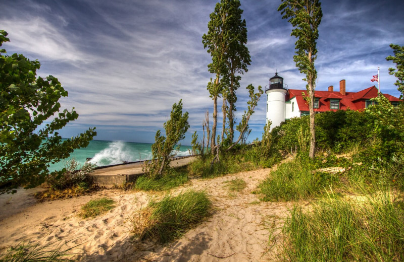 Light house near Baywatch Resort.