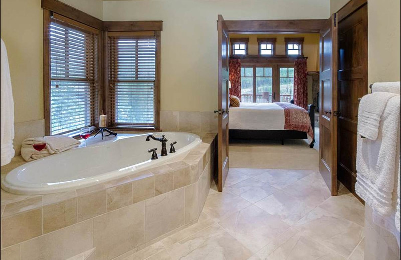 Rental bathroom at Breckenridge Rentals by Owner.