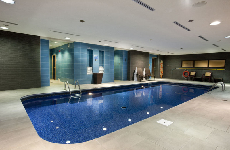 Indoor pool at Fairmont Chateau Laurier.