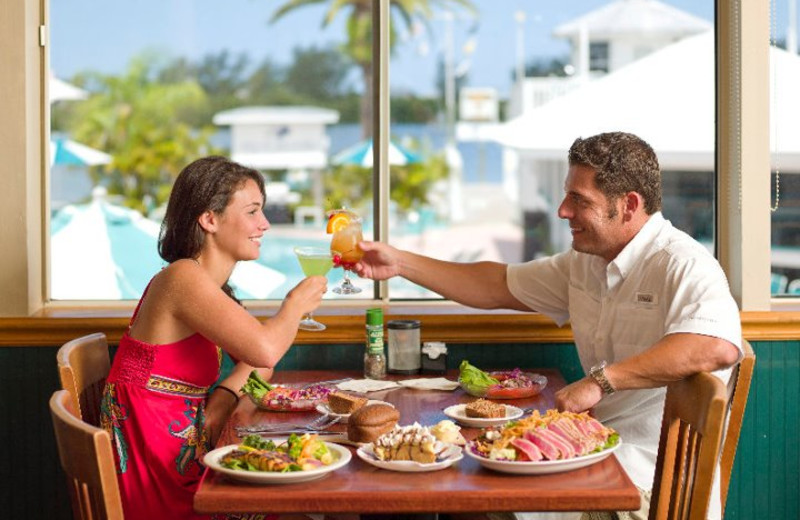 Dining at Palm Island Resort.