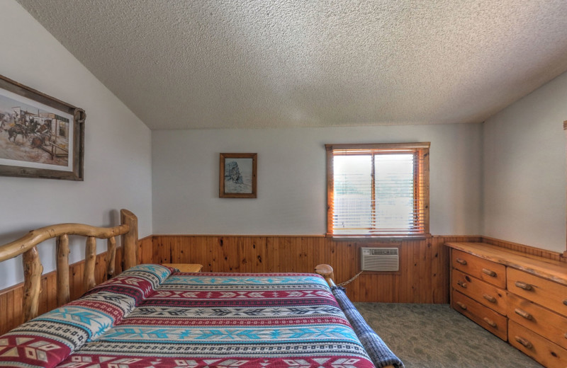 Guest room at Rocking Z Ranch.