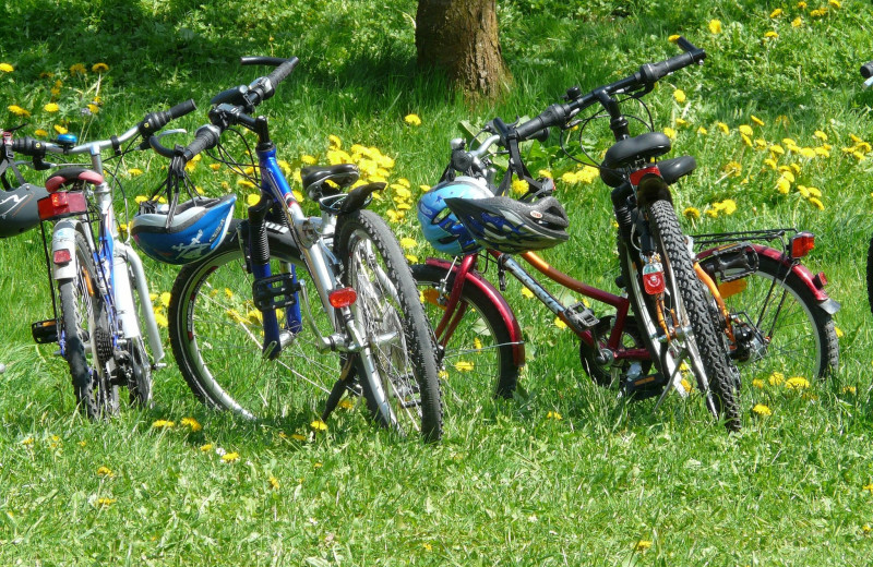 Bikes at Fairway Suites At Peek'n Peak Resort.