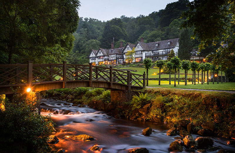 Exterior view of Gidleigh Park.