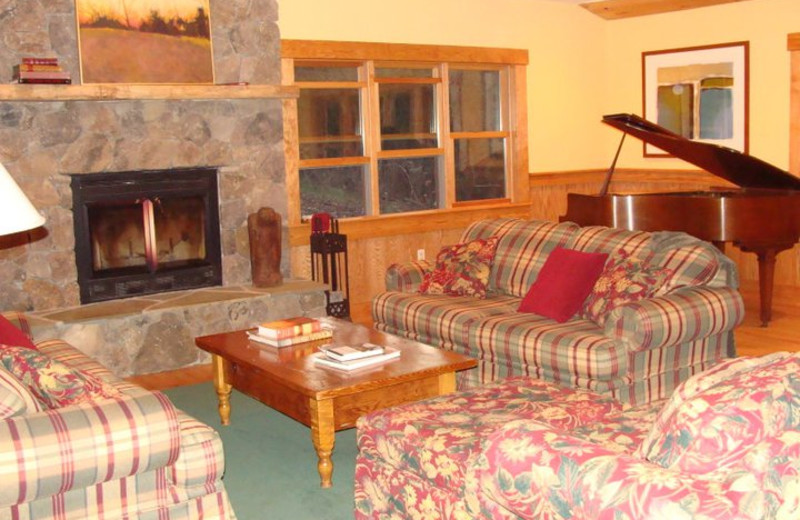 Cabin Interior at South River Highlands Retreat