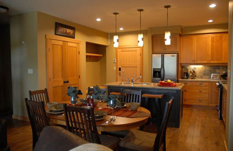 Guest kitchen at Red Mountain Resort.