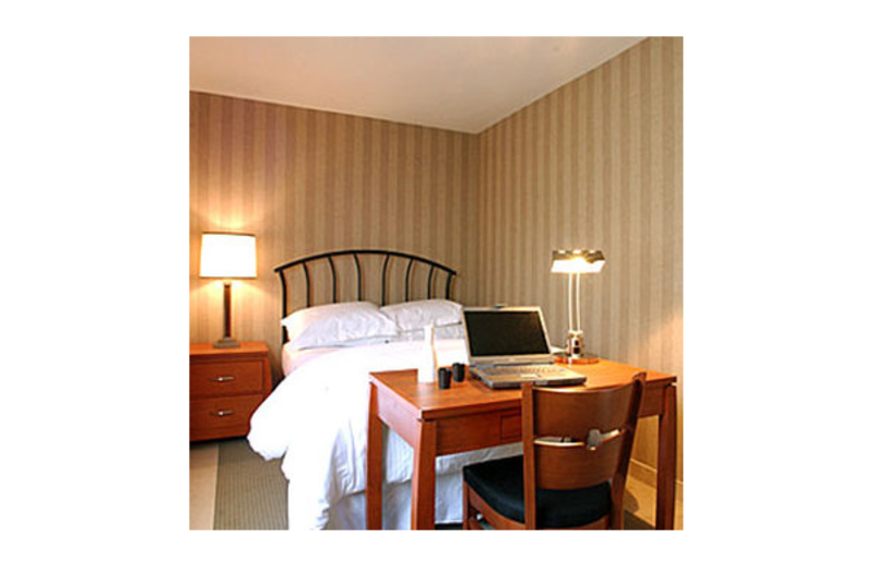 Guest room at 7 Springs Inn & Suites.