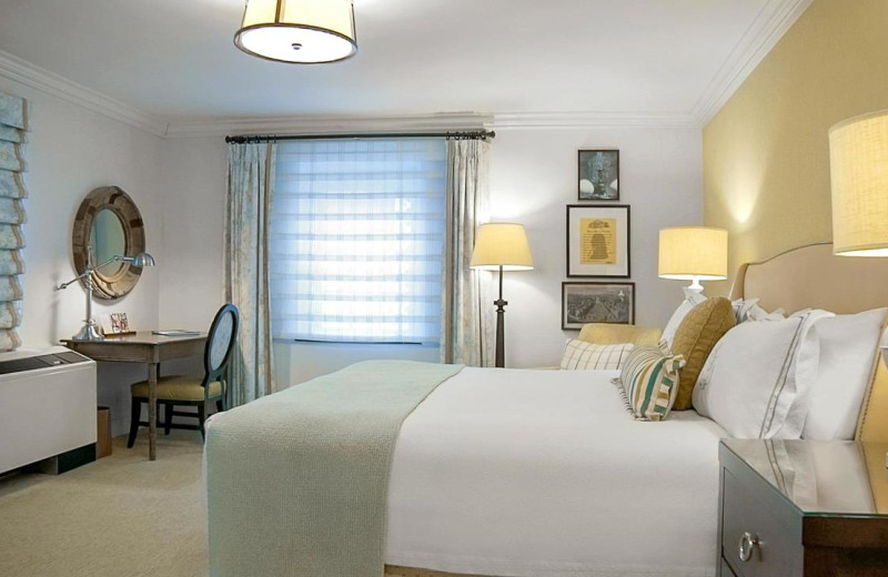 Guest room at Boar's Head Resort.