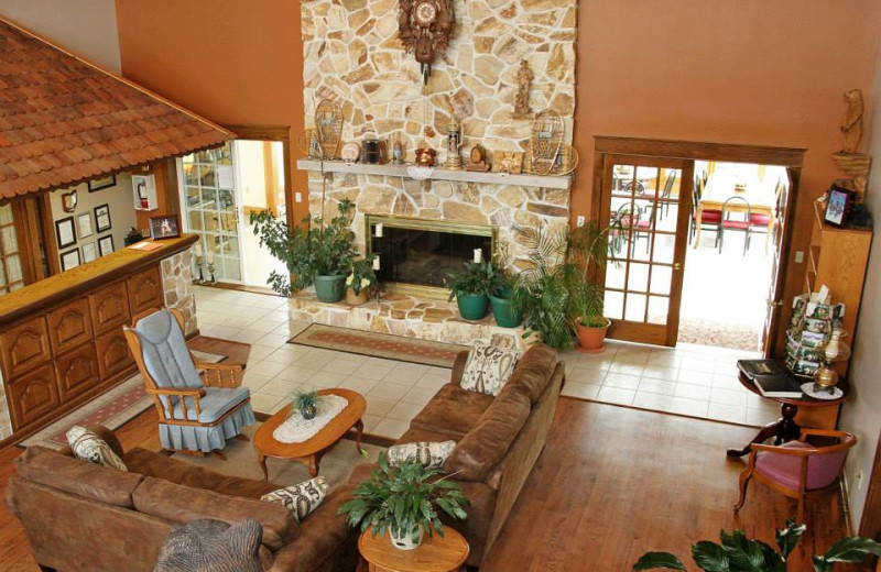 Lobby at Guggisberg Swiss Inn/Amish Country Riding Stables.