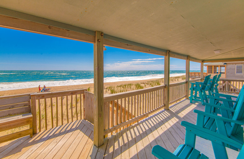 Rental deck at Joe Lamb Jr. & Associates Vacation Rentals.