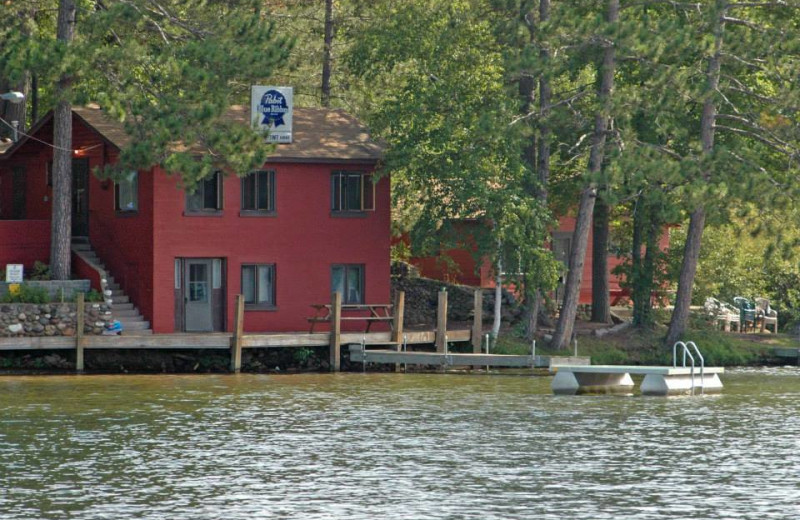 Exterior view of Pine Point Lodge.