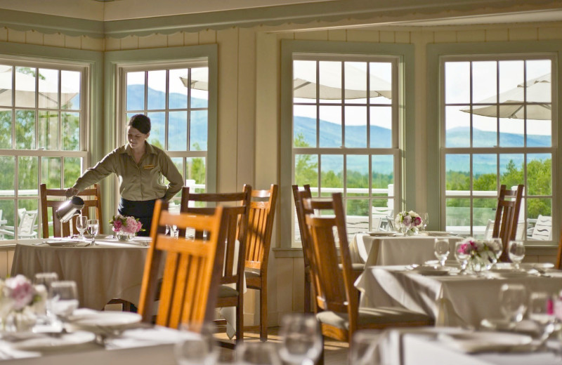 Dining at Mountain View Grand Resort.