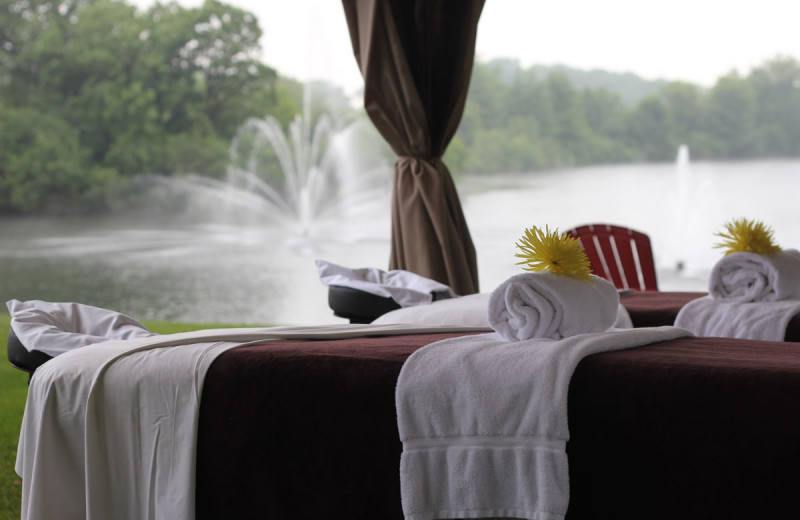 Massage table at Grand Geneva Resort.