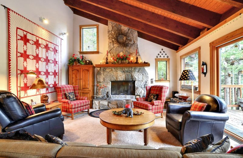 Rental living room at Stay in Lake Tahoe.