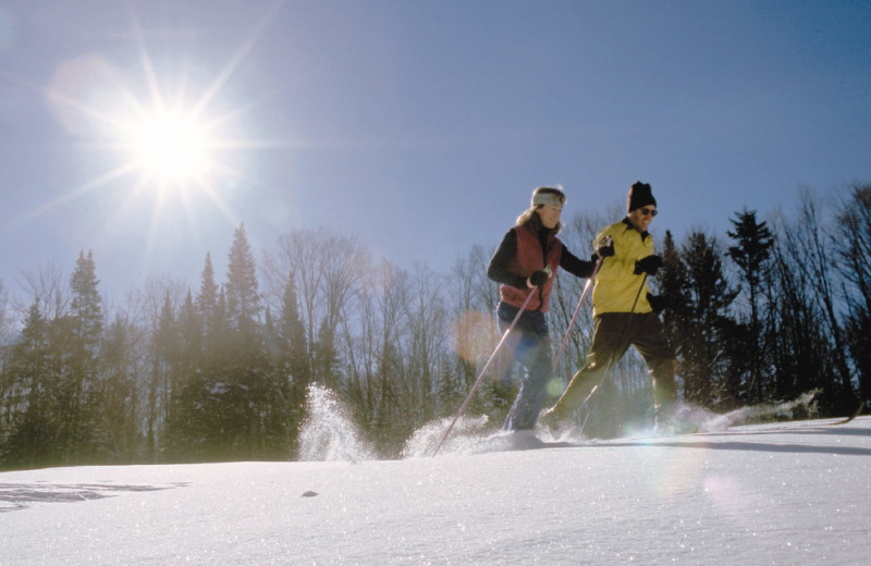 Cross country skiing at Owaissa Club Vacation Rentals.